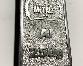 Cast Aluminium ingots 250g 500g Or 1Kg