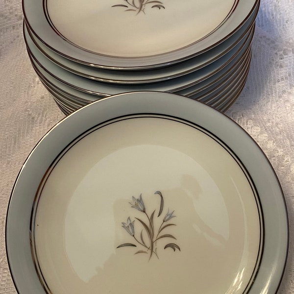 Noritake Bluebell Bread and Butter Plates