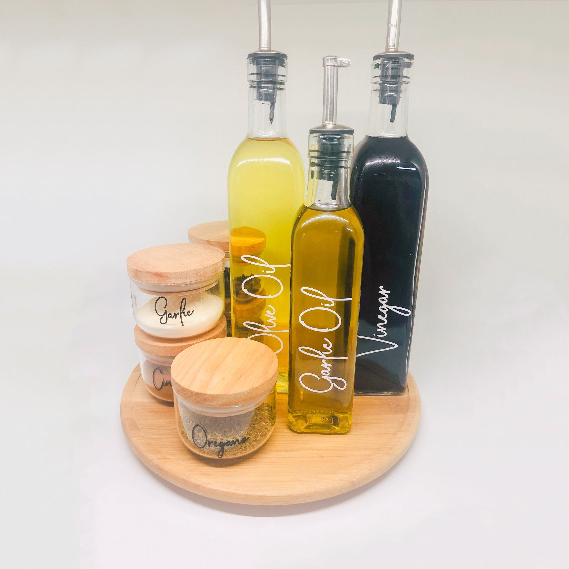 Oil & Vinegar Bottle Labels // Kitchen and Pantry Organisation Etsy