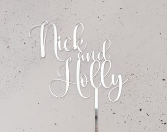 Personalised Wedding Cake Topper