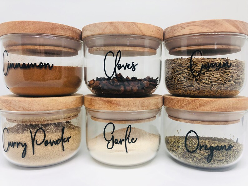 Customised Pantry Container Labels Personalised Food Storage Etsy