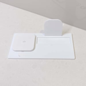 Station d'accueil pour lecteur Square Small Business et porte-cartes de visite - Design uni