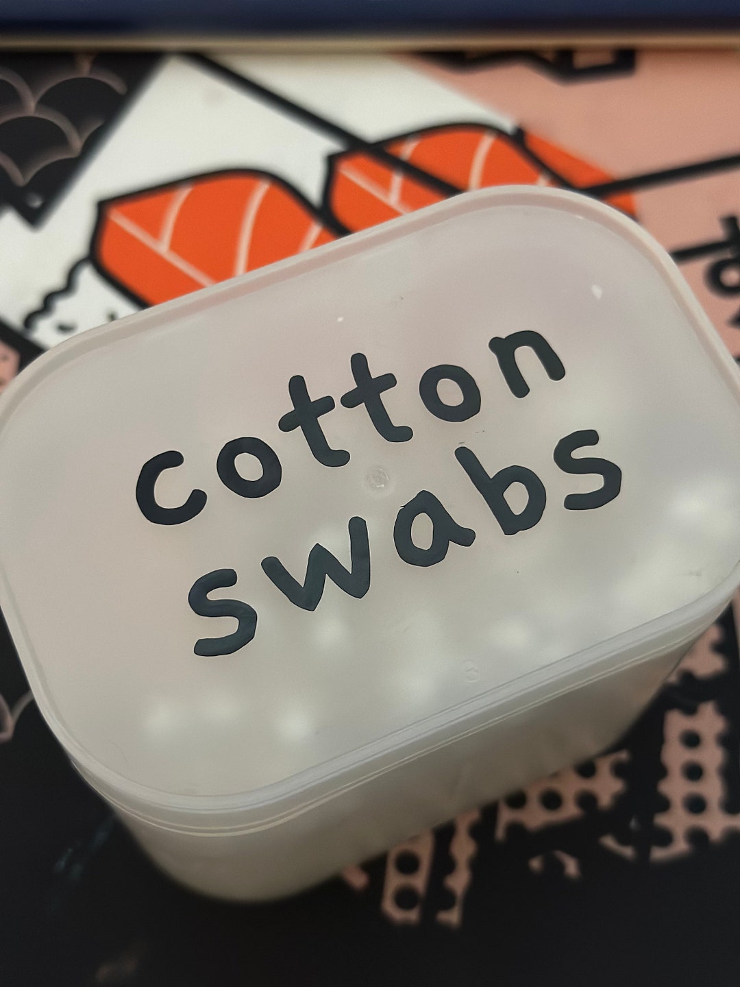 Cotton Swabs Vinyl Decal Sticker / Die Cut Etsy