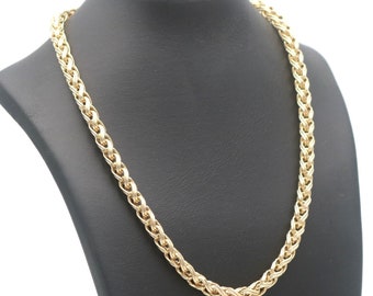 Unoaerre Italy gouden ketting 585 14kt geelgouden designer ketting 61 cm t.w.v. 4000,-