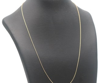 Fine anchor gold chain 585 14 kt yellow gold 44.5 cm gold chain Figaro value 250,-