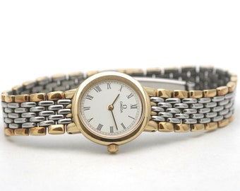 Omega De Ville Horloge Edelstaal Verguld Vintage Dameshorloge Frankrijk Waarde 550,-