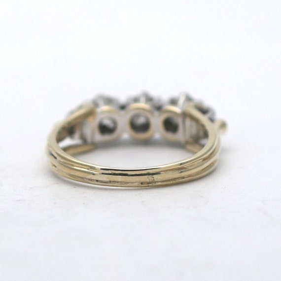Antique 1.00 ct diamond ring 585 gold 14 kt yello… - image 2