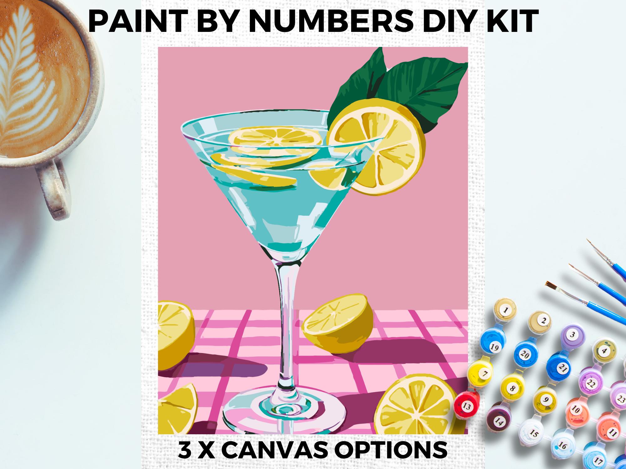 Kit di pittura con i numeri, per adulti, fai da te con i
