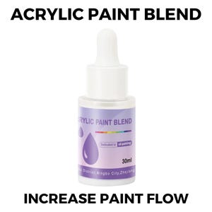 Revive Dry Acrylic Paint Flow Aid Paint Rehydrator per dipingere con i numeri, fissa la vernice secca, accessorio per pittura acrilica, strumento regalo