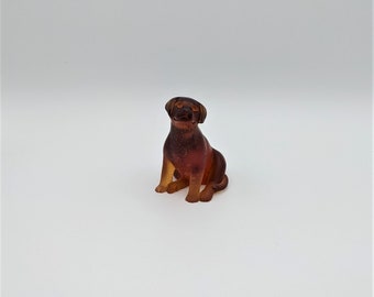 SUPERSALE Cute Puppy Figurine in Christmas Sweater Dog Sculpture Dachshund Pup SUPERSALE Cute Puppy Figurine in Christmas Sweater Dog Sculpture Dachshund Pup