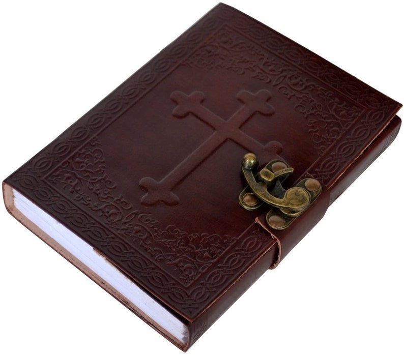 Celtic Cross Direct sale of manufacturer Leather Journal Leat Notebook Diary Regular dealer