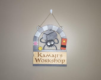 Spirited Away Soot Sprite Sign