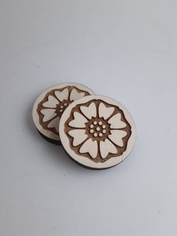 Two Pai Sho Tiles White Lotus Etsy