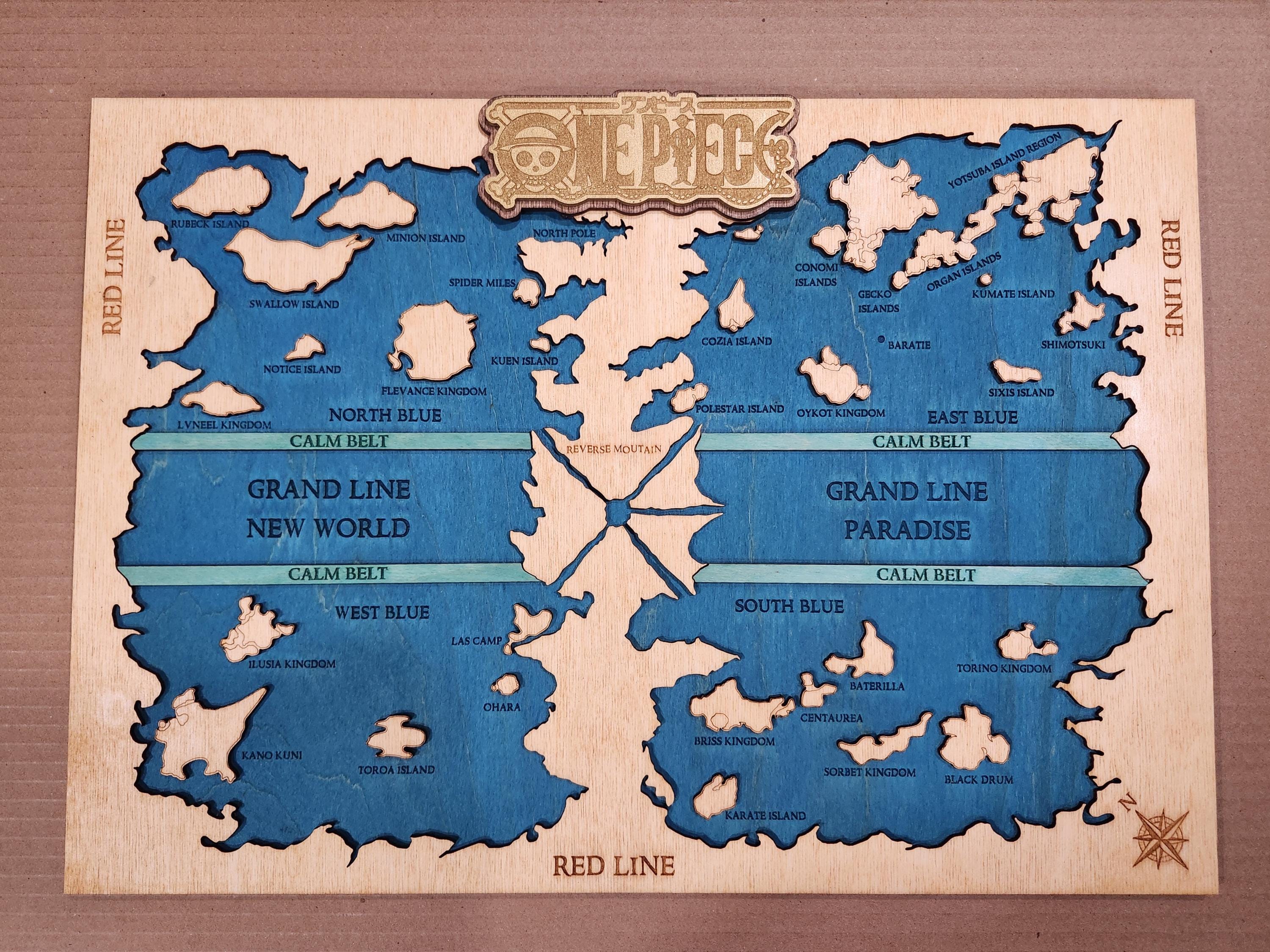 One Piece Map - Etsy Hong Kong