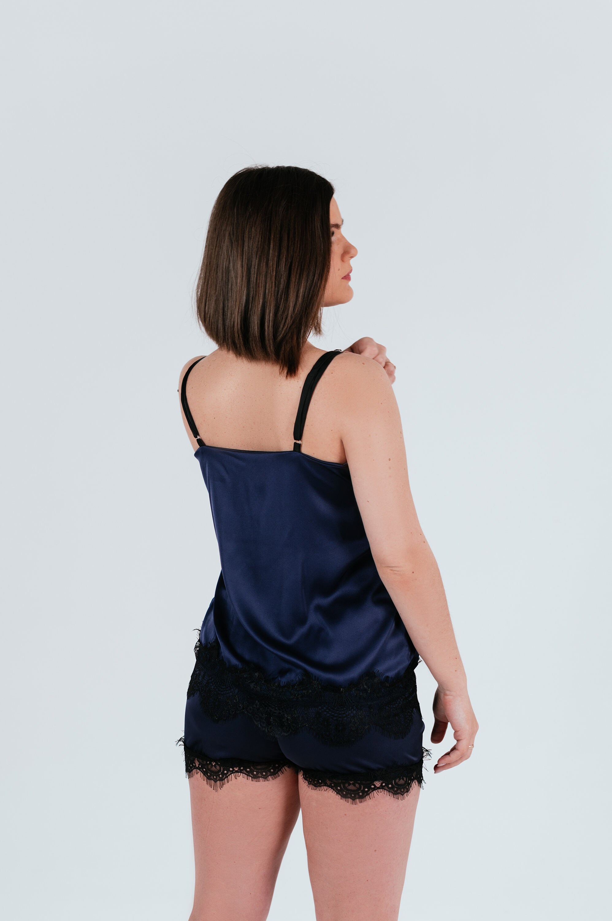 Emerald Green Pajamas Silk Pajama Set Women Plus Size Lingerie Etsy