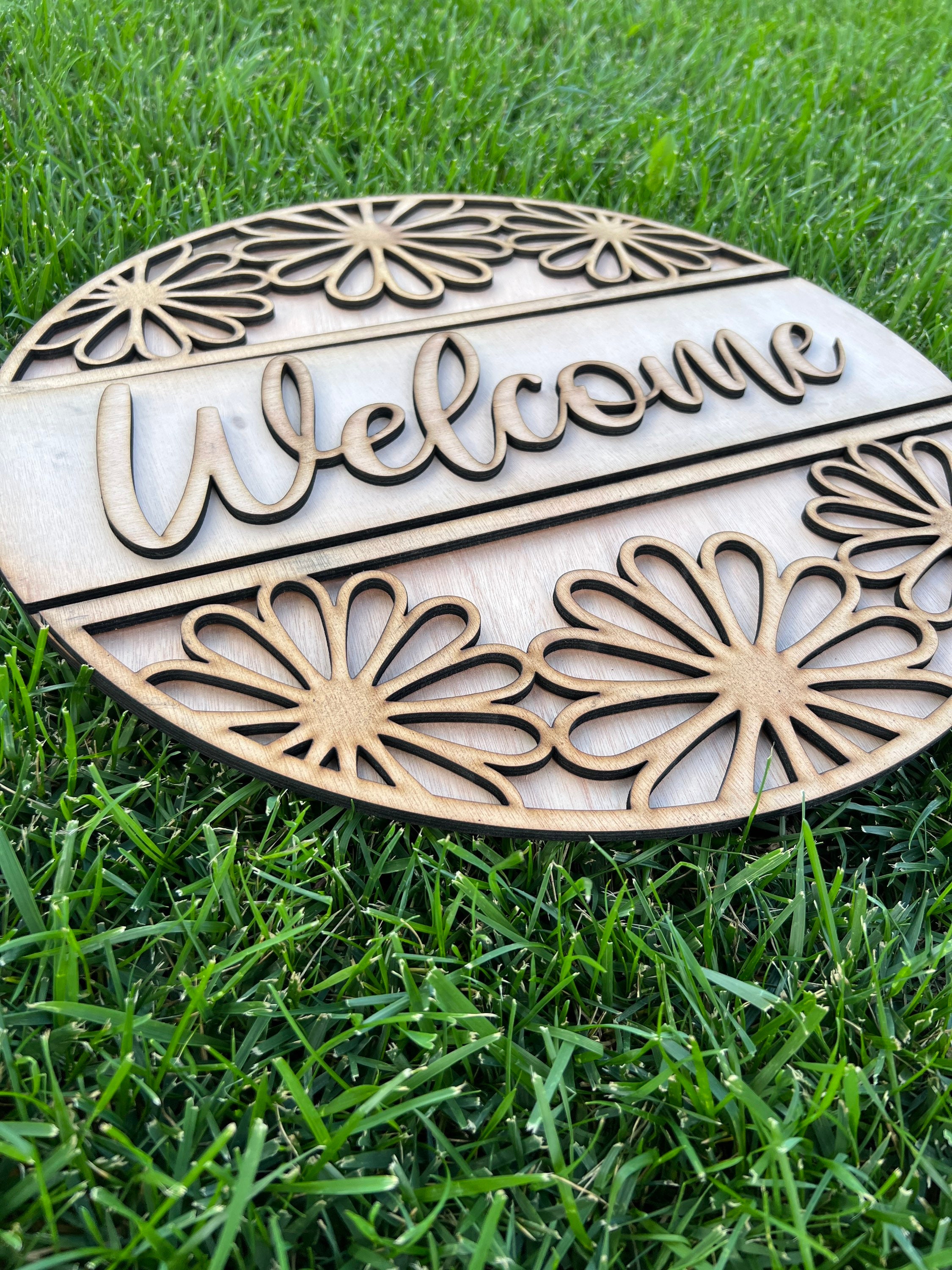 Wood Crafts DIY Wood Sign Kit DIY Door Hanger Ready to Etsy