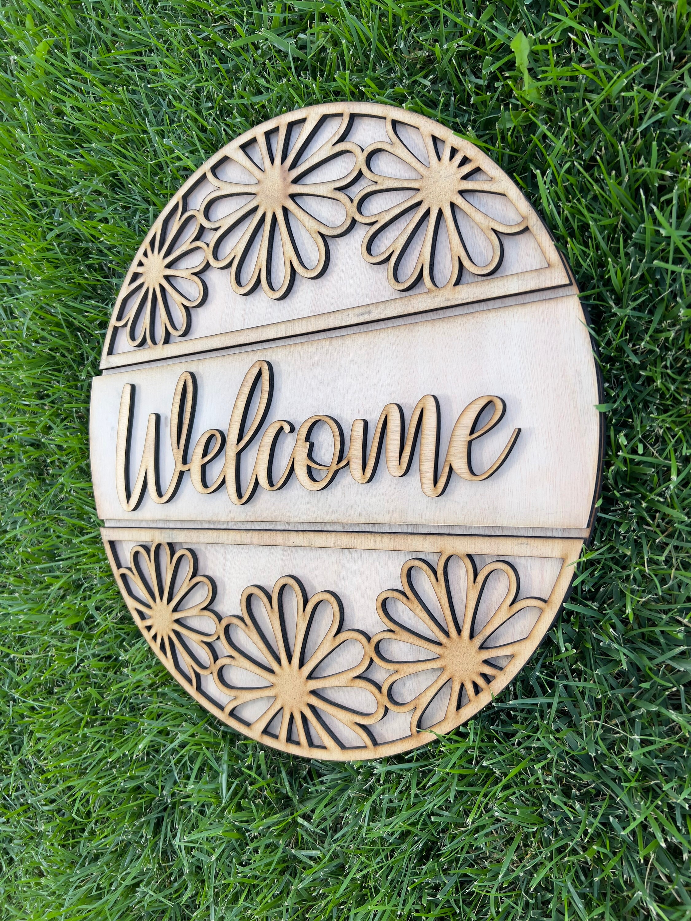 Wood Crafts DIY Wood Sign Kit DIY Door Hanger Ready to Etsy