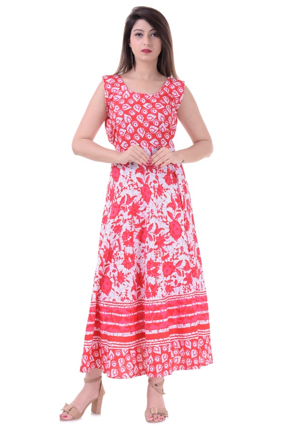 cotton maxi kurtis