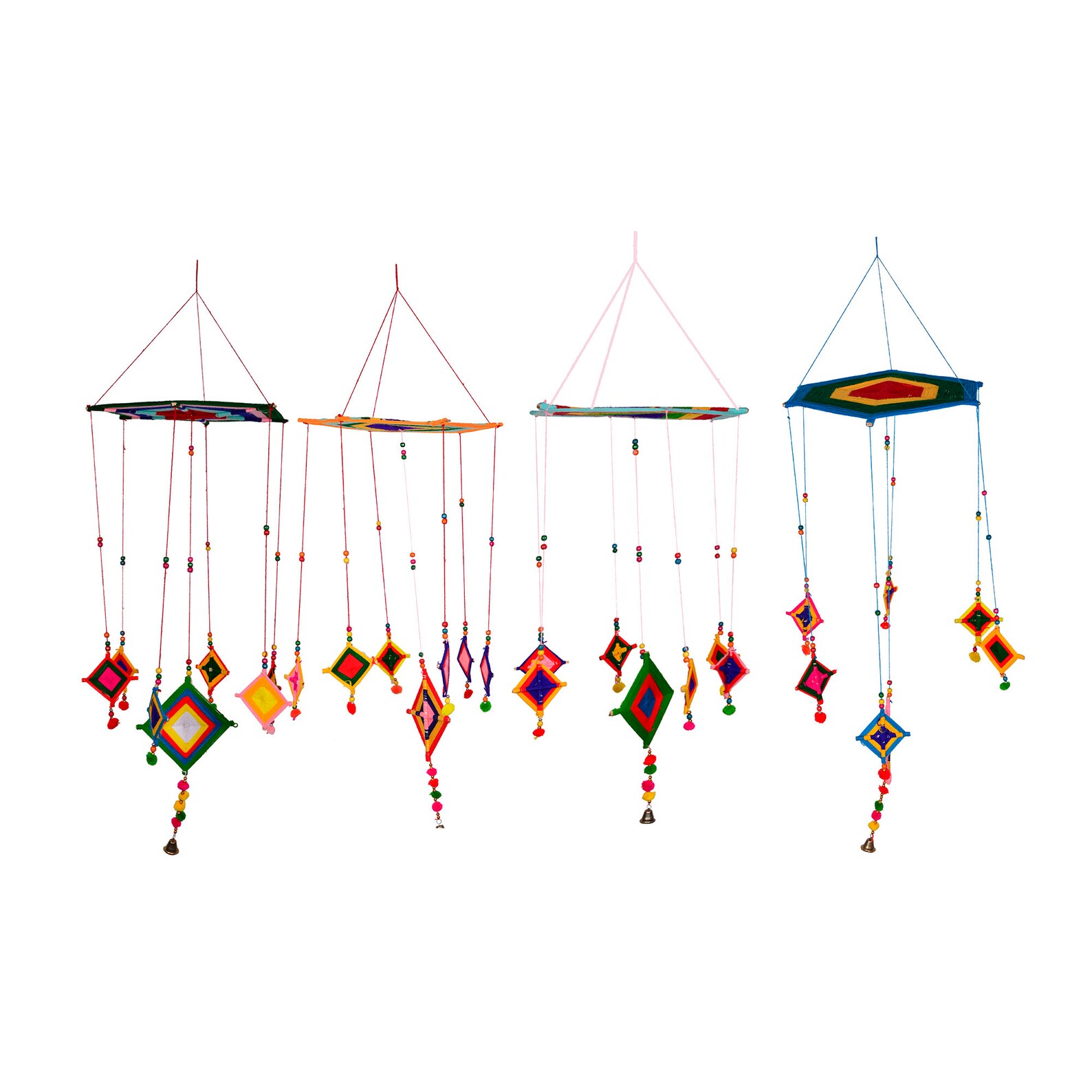 Indian handmade hexagon Kite Shape design Hanging Boho style Etsy