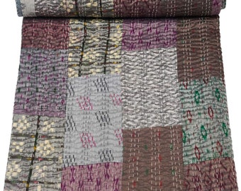 Indische Kantha Quilt handgemachte Patchwork Kantha Quilt Decke Kantha Quilt Patchwork handgemachte Quilt