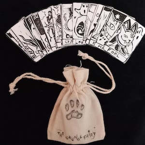 Petit tarot CATS AND GHOSTS - 22 Arcanes majeurs