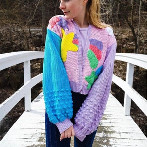 DIGITAL PATTERN Dreamy Cardigan, crochet pattern, digital pattern