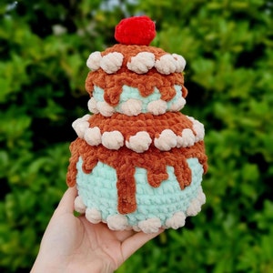DIGITAL PATTERN Birthday cake, crochet pattern, digital pattern
