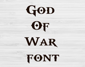 God Of War font Condensed font Cursive font Font with swashes Curly font Swirly font Romantic font Vintage font Font swirls Calligraphy font