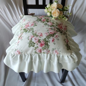 Housse pour chaise grosses roses image 4