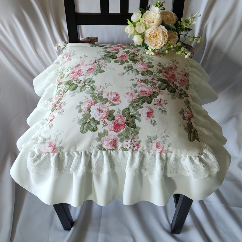 Housse pour chaise grosses roses image 4