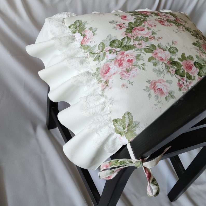 Housse pour chaise grosses roses image 8