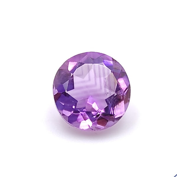 Amethyst round cut - Natural stone cut from Brazil (collection, jewelry creation)
