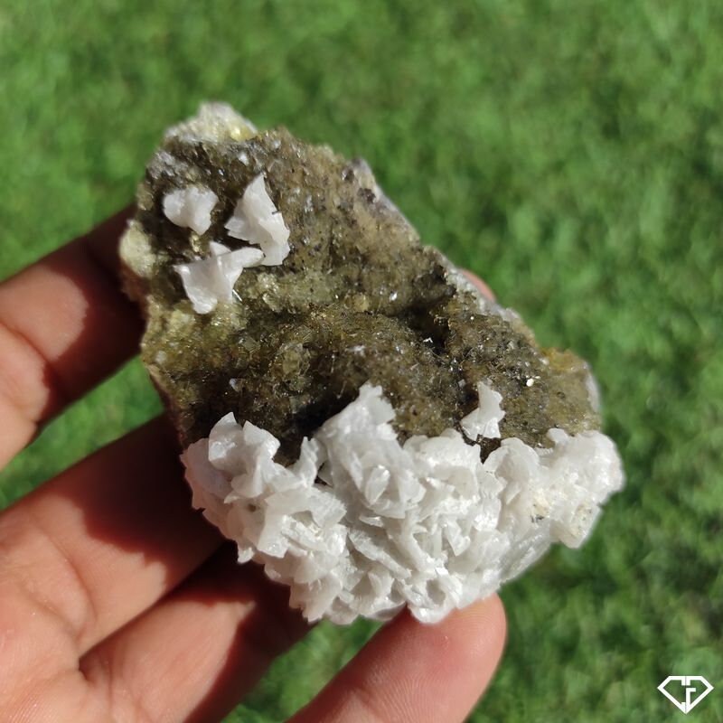 Fluorite et Calcite d'espagne Pierre Naturelle | Collection, Décoration, Lithothérapie, Idée Cadeau