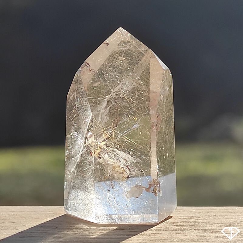 Pointe de Quartz à Inclusions Polie Du Brésil | Collection, Décoration, Lithothérapie