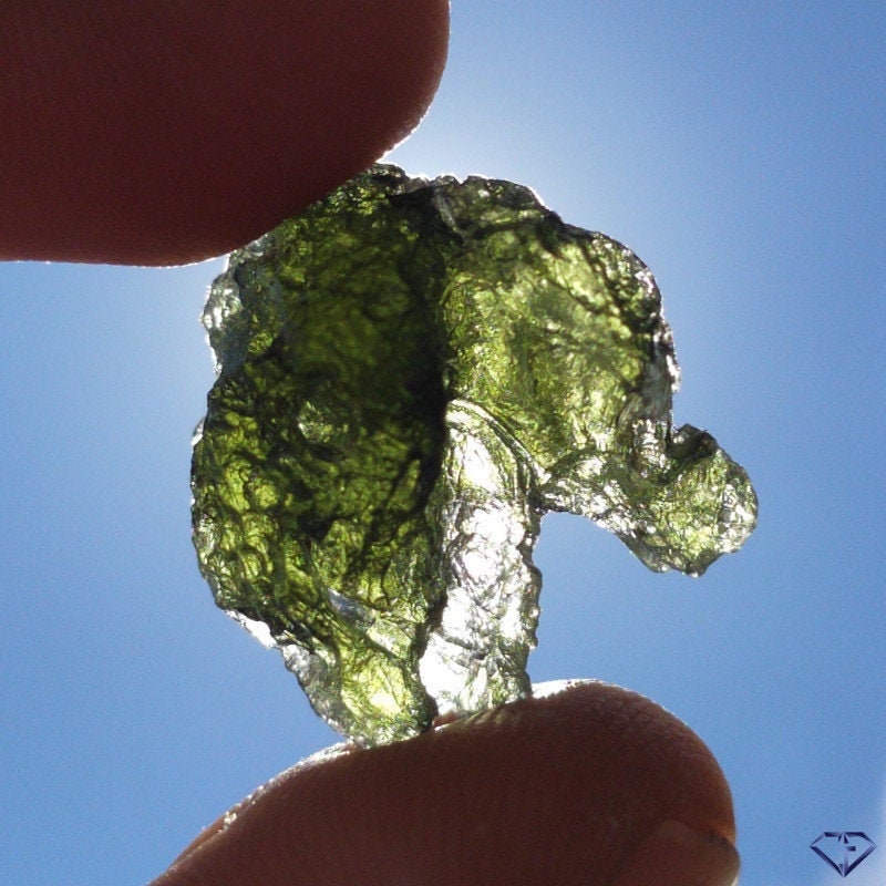 Moldavite Brute Naturelle | Tectite Collection Lithothérapie Idée Cadeau