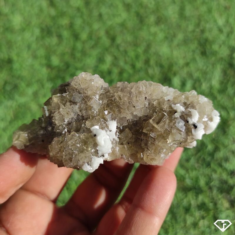 Fluorite et Calcite d'espagne Pierre Naturelle | Collection, Décoration, Lithothérapie, Idée Cadeau