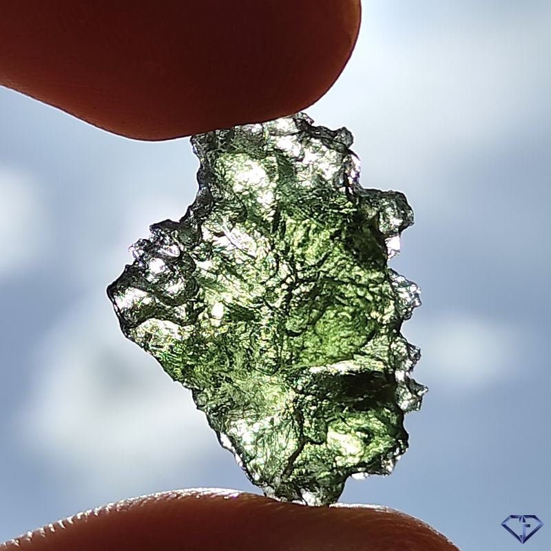 Moldavite Brute Naturelle | Tectite Collection Lithothérapie Idée Cadeau
