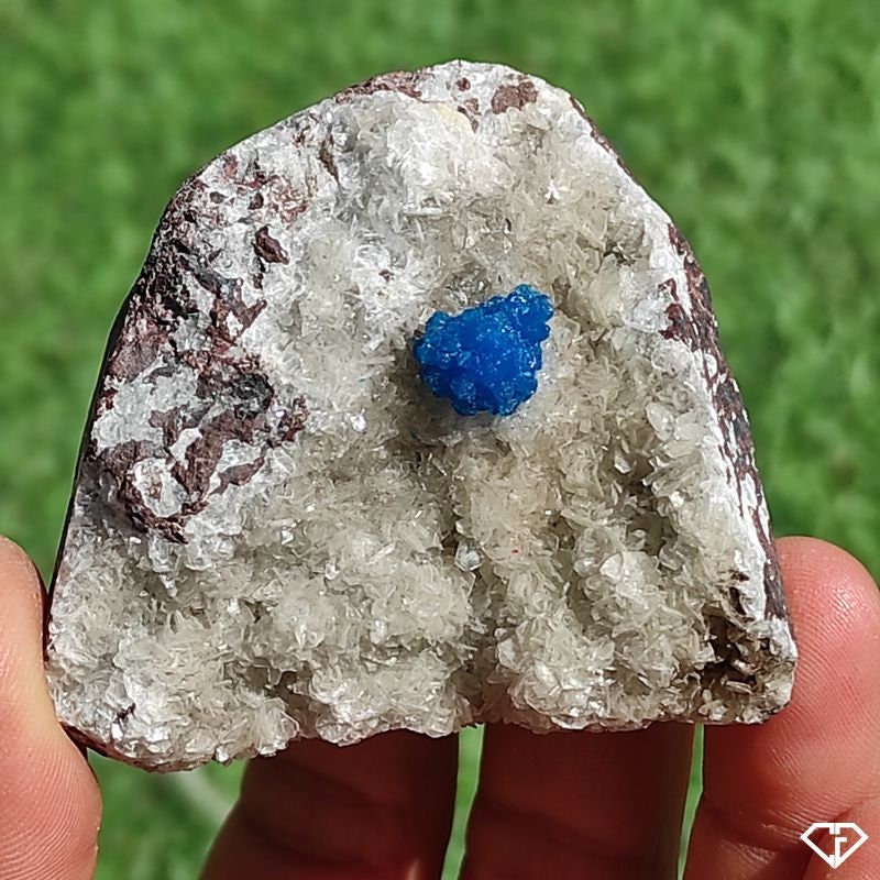 Cavansite sur Stilbite - Pierre Naturelle d'inde | Collection, Décoration, Lithothérapie, Idée Cadea