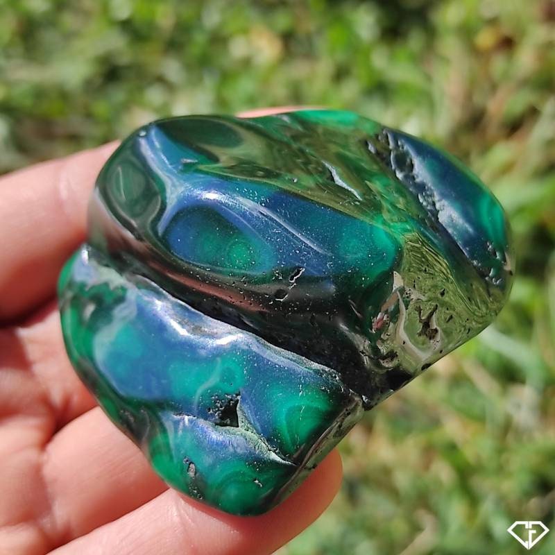 Malachite Naturelle Polie Du Congo
