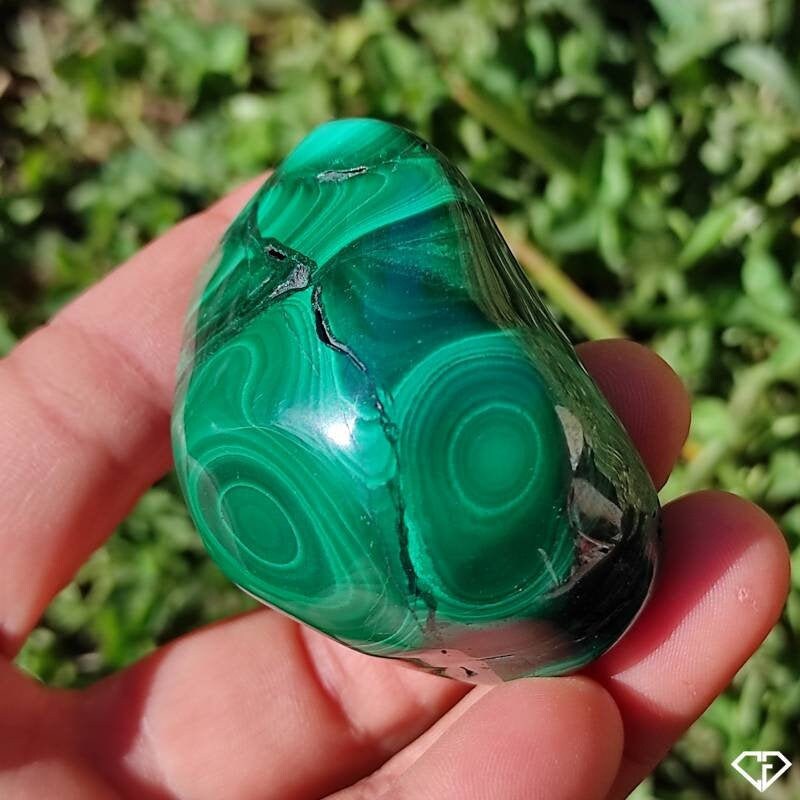 Malachite Naturelle Polie Du Congo