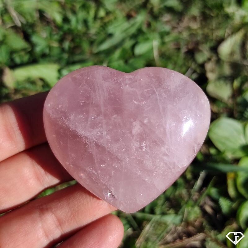 Cœur Quartz Rose Naturel de Madagascar | Décoration, Collection, Lithothérapie, Idée Cadeau