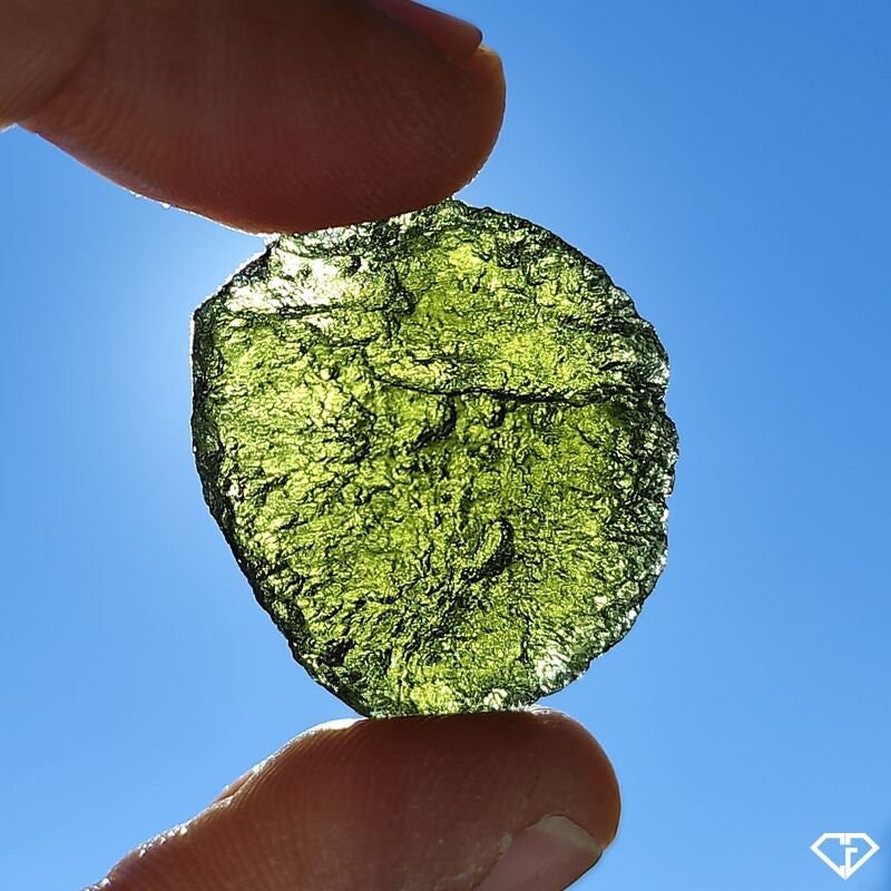 Moldavite Naturelle Brute | Tectite Collection Lithothérapie Idée Cadeau