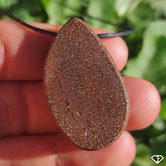 Pendentif Opale Boulder D'Australie (Queensland) 10,50 Carats - Pierre Naturelle Solide