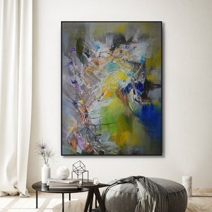 アクリル画　抽象画　abstract art 新品　大型　現代アート AKIY | #アクリル画 #現代アート #現代美術 #絵画 #ギャラリー