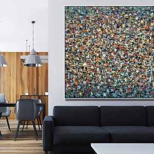 Extra Large Painting Texture Painting Art Room Original Contemporary Hand Painted Abstract Painting Canvas Wall Art Modern Abstract Art