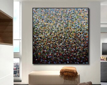 Original Abstract Art Contemporary Extra Large Hand Painted Painting Wall Art Abstract Painting Modern Room Canvas Texture Painting Art