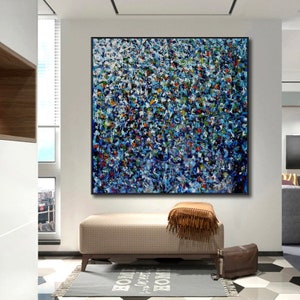 Contemporary Abstract Painting Original Abstract Art Extra Large Hand Painted Painting Wall Art Modern Room Canvas Texture Painting Art