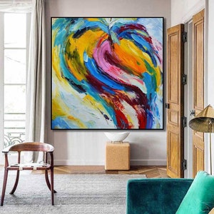 Extra Large Original Contemporary Painting Large Hand Painted Abstract Painting Texture Painting Wall Art Modern Abstract Art Canvas Art