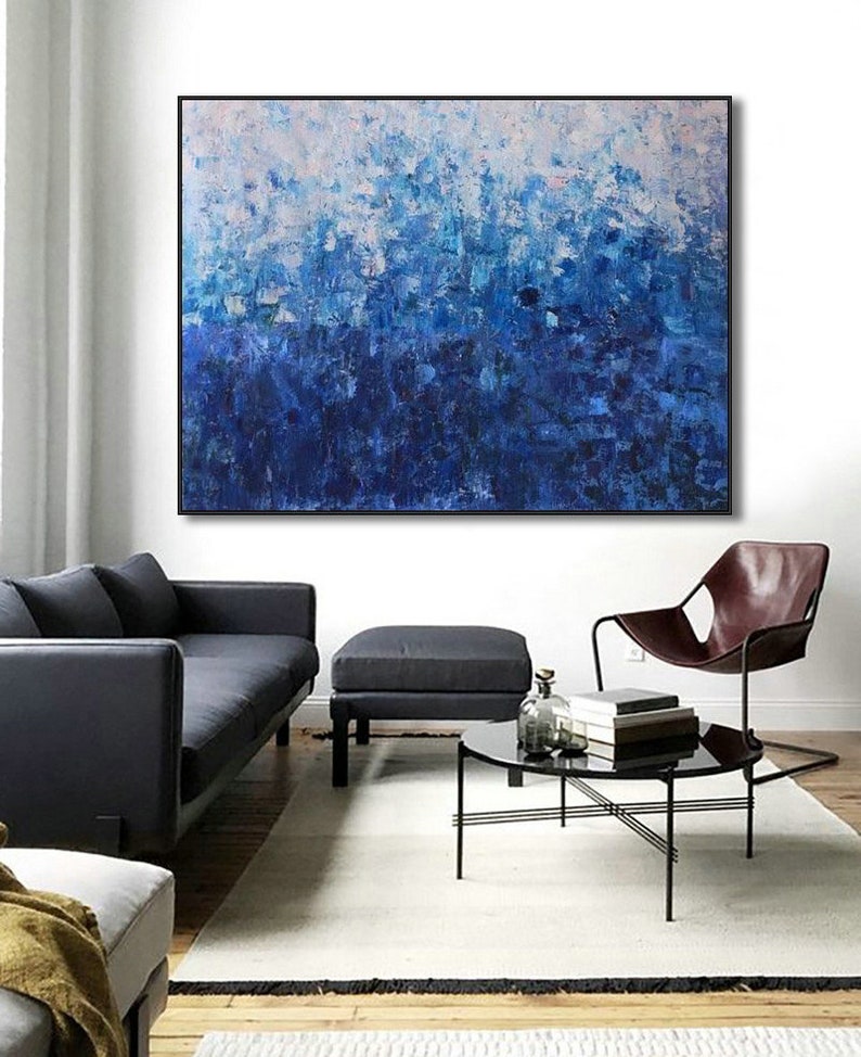 Original Contemporary Extra Large Art Canvas Wall Art Painting Etsy