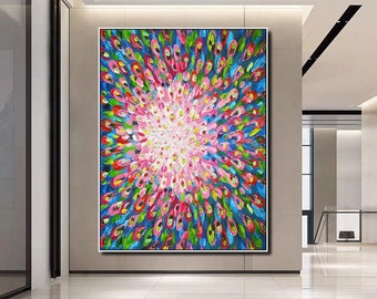 Dipinto a mano originale, dipinto astratto extra large, arte astratta contemporanea, dipinto su tela, arte da parete, pittura texture per la stanza, arte moderna
